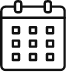 カレンダーのアイコン